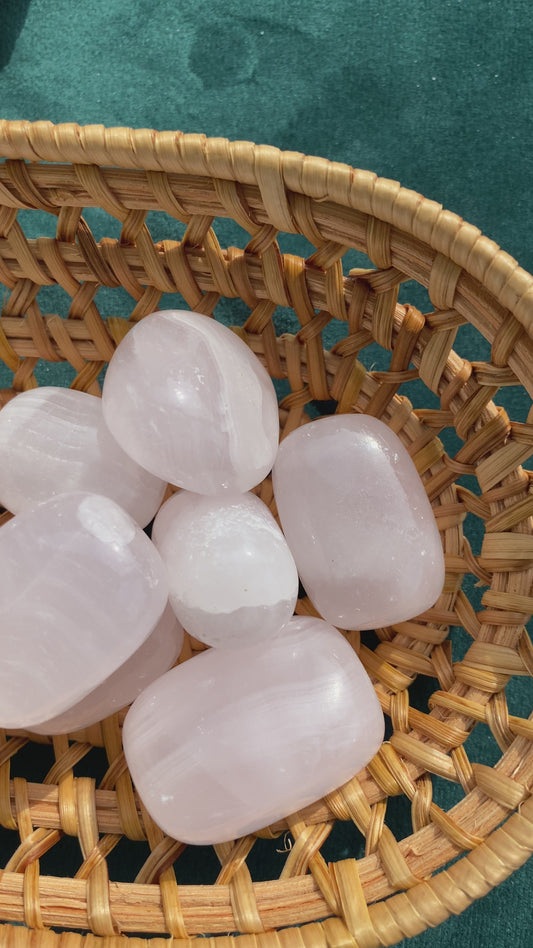 Pink Mangano Calcite (Tumbled)