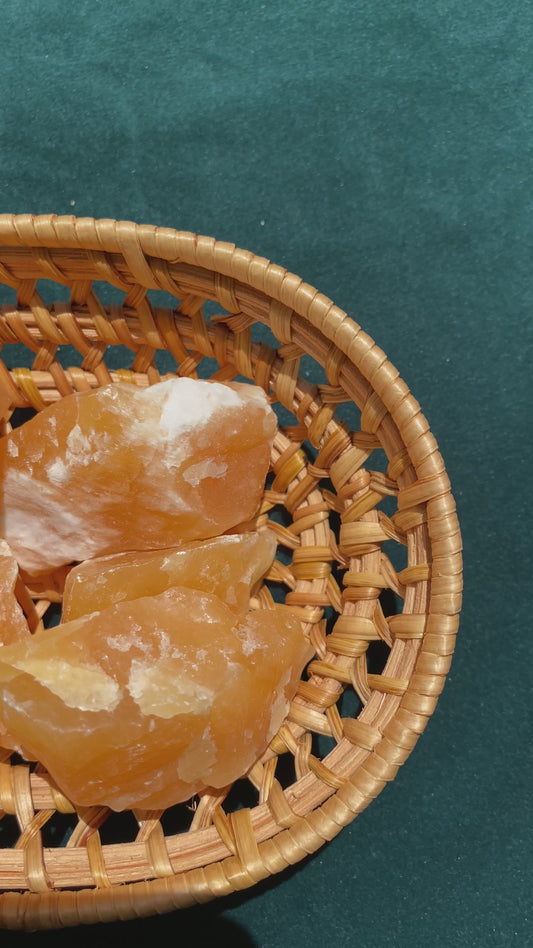 Orange Calcite (Rough)