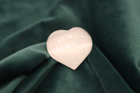 Selenite Heart